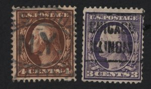 United States USED Scott Number 334-35  F-VF  - BARNEYS