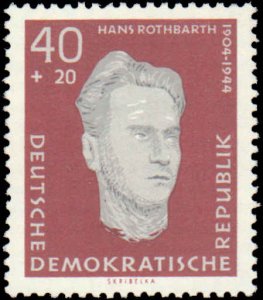 German Democratic Republic #B60-B64, Complete Set(5), 1960, Never Hinged