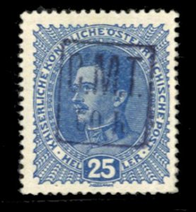 Western Ukraine #N4 Cat$13, 1919 60h on 25h blue, hinged