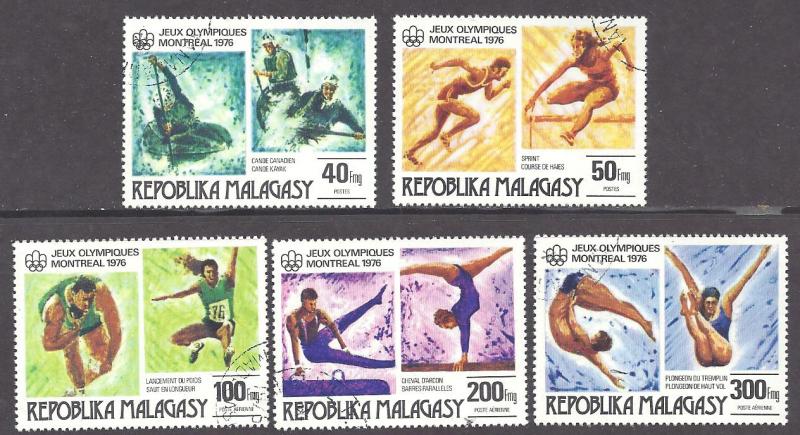 Malagasy Republic  Scott 543-544, C153-C155  CTO  Complete