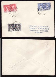 #11748 -cover  Somaliland Protectorate-KGVI 1937 Coronation- Omnibus set-