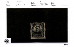 United States Postage Stamp, #311 VF Used, 1903 Farragut (AD)