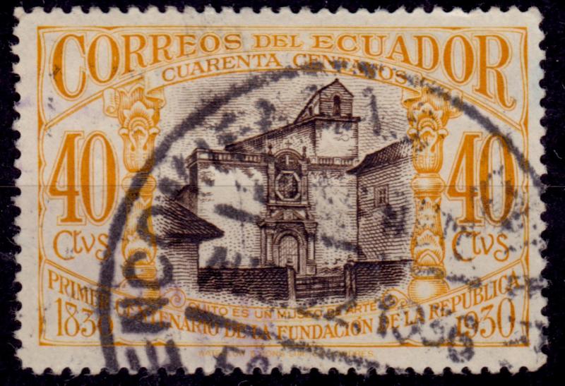 Ecuador, 1930, Scene in Quito, 40c, Scott# 311, used