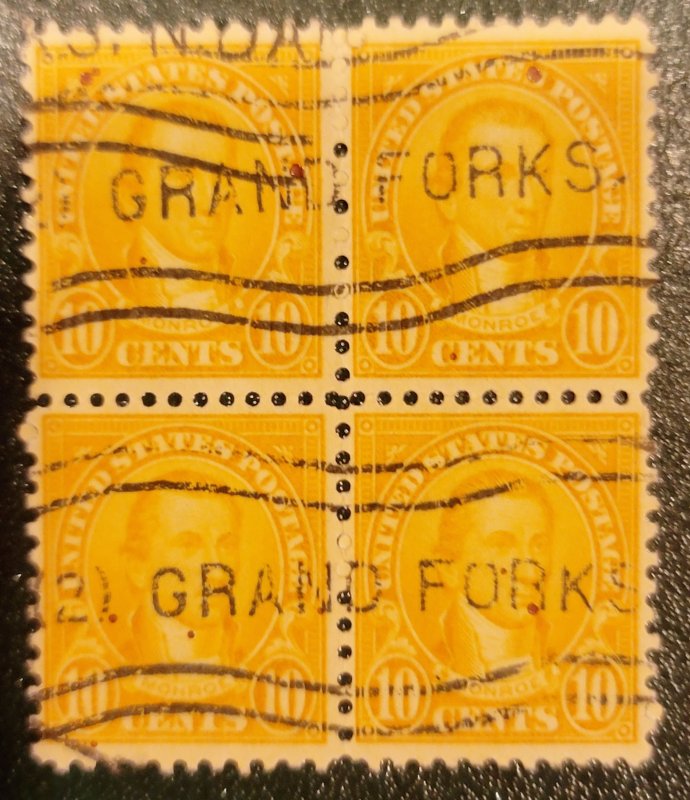 USA 642 block used