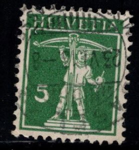 Switzerland Scott 157 Used William Tell stamp