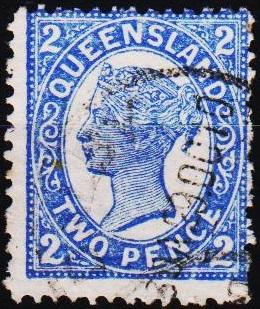 Queensland. 1897 2d S.G.234 Fine Used