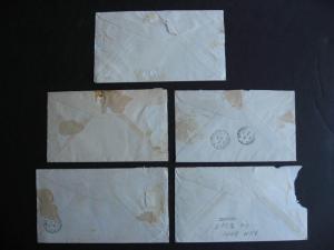 CANADA 5 special delivery (back damaged) covers, still nice, check them out!