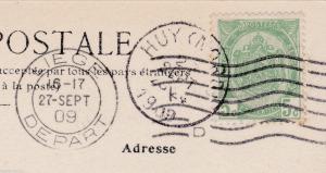 1909 French Gabon Congo Postcard Stamped with Belgium & French Congo