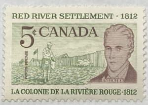 CANADA 1962 #397 Red River Settlement - MNH