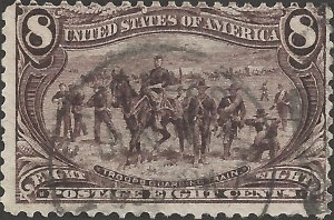 # 289 Violet Brown Used Troops Guarding Wagon Train SCV-50.00