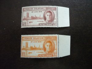 Stamps-British Virgin Islands - Scott# 88-89 - Mint Hinged Set of 2 Stamps