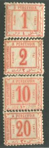 EGYPT #J6-J9 MINT SET