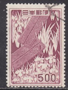 Japan 609 Bridge & Iris 1955