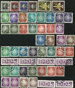 GERMANY DDR Semi-Postal Official Airmail Postage Stamps Collection Mint LH Used
