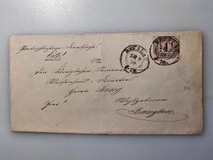 GR/7..Poland cover 1870 Breslau