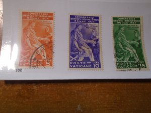 Vatican City  #  41-43   used