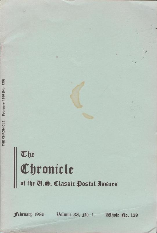 The Chronicle of the U.S. Classic Issues, Chronicle No. 129