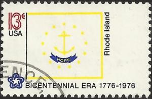 # 1645 USED STATE FLAG RHODE ISLAND