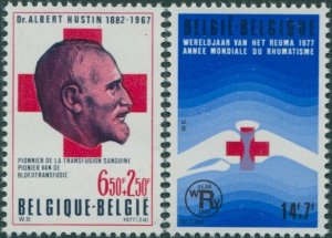 Belgium 1977 SG2478-2479 Red Cross set MNH