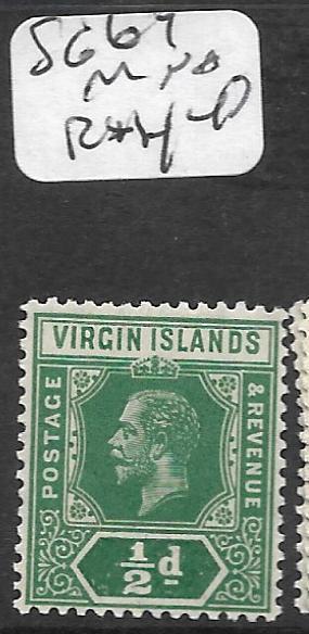VIRGIN ISLANDS  (P2910B)  KGV 1/2D  SG67  MNH