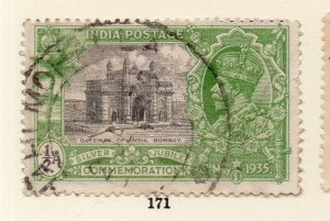 India 1931 Early Issue Fine Used 1/2a. NW-256576