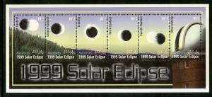 MALDIVES 2423 MNH S/S SCV $7.25 BIN $4.25 SOLAR ECLIPSE 1999