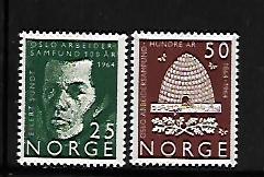 NORWAY, 450-451, MINT HINGED, OSLO WORKERS SOCIETY