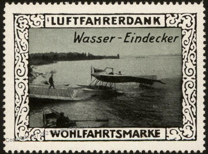 Germany Waterplane WWI Air Force Memorial Luftfahrerdank Flight MNH  Cin G102813