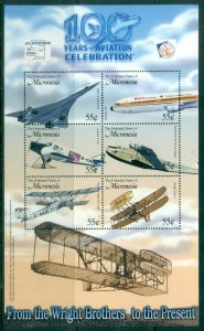 Micronesia 2003 The 100th Anniversary of the Powered Flight MS MUH