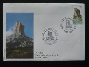 mountain Mont Aiguille FDC France 1992