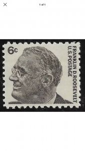 Scott 1284 US Stamp 1966 6c F.D.R. Franklin D. Roosevelt Prominant Americans