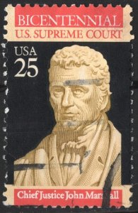 SC#2415 25¢ Bicentennial: U.S. Supreme Court Single (1989) Used