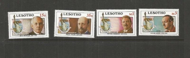 LESOTHO 1986 SCOTT 535-8 MNH 