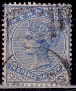 Bermuda 1894, Queen Victoria, 2 1/2p, sc#22, used