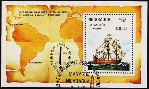 Nicaragua. 1981 Miniature Sheet.  Fine Used