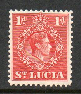 St Lucia #112a Perf 14.5x14 Unused Hinged cv$.65 D856