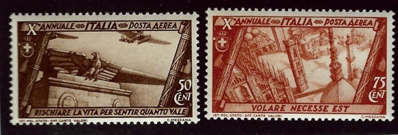 Italy SC C40-C41 MNH VF SCV$32.50...Bargain in Demand!