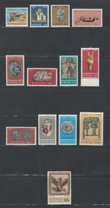 Cyprus 1966 Antiquities Scott # 278 - 290 MH (Short Set)