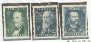 Austria #577-579 Mint (NH) Single (Complete Set)