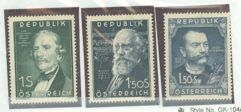 Austria #577-579 Mint (NH) Single (Complete Set)