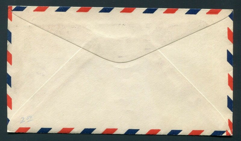 1929 Merry Christmas First Flight Cover - Boston, MA - Perfect SON Cancel
