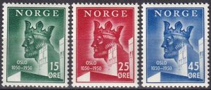 Norway #304-6  F-VF Unused CV $2.70 (Z4572)