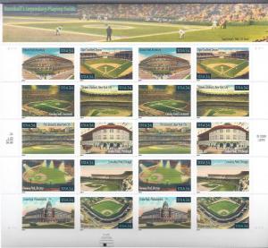 US #3510-19 34c-Baseball Fields-Sheet of 20 CV$18.00