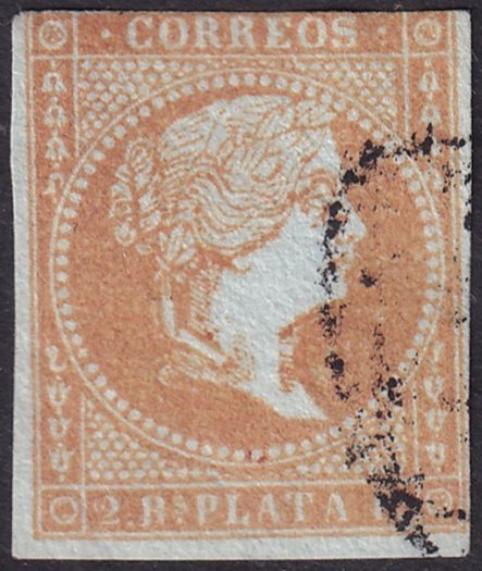 Cuba 1855 Sc 4 used