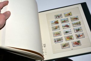 ISLE OF MAN: Four volume in Lindner hingeless albums, 1958 to 2012