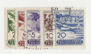 Yugoslavia Sc #295-9 set of 5  used VF