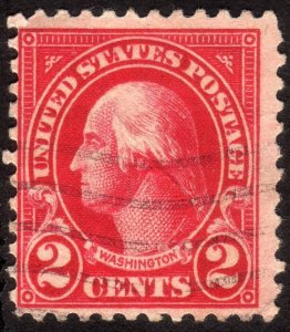 1923, US 2c, George Washington, Used Sc 554