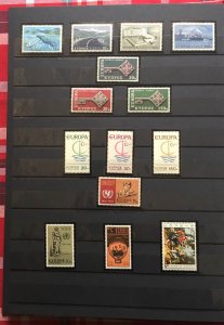 COLLECTION OF CYPRUS MNH STAMPS IN AN ALBUM - 225 STAMPS