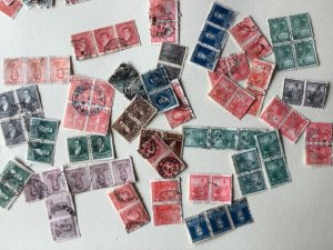 Argentina big Collection  of  old stamps  pairs and blocks Ref A2731