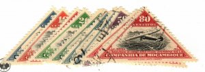 Mozambique Company #165-9 MH, 170-2 used, 173 MH, 174 used